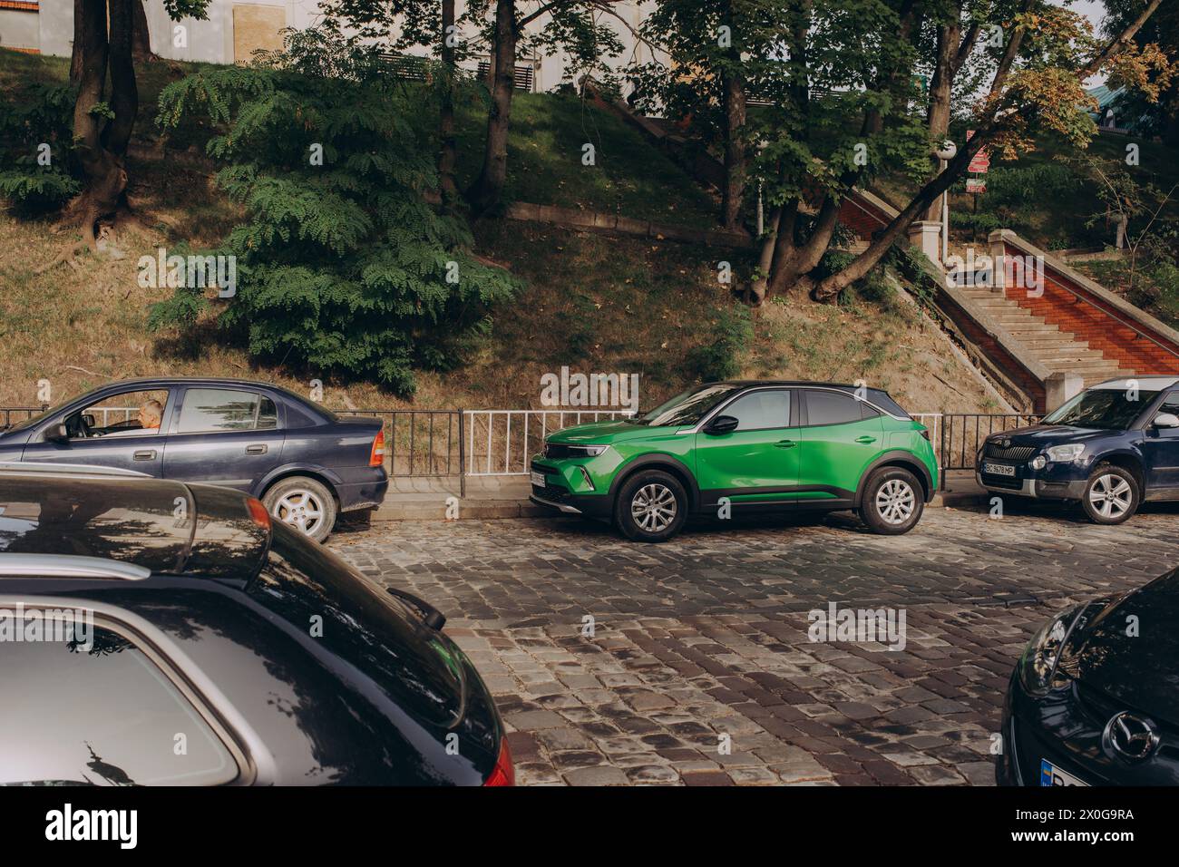 Lviv Altstadt Panorama. Ukraine, Europa. Hochwertige Fotos Stockfoto