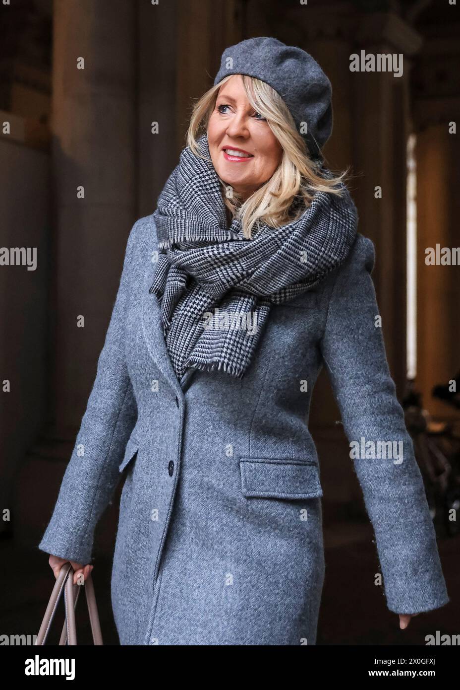 Esther McVey, Abgeordneter, Minister ohne Portfolio, bekannt als Minister für gesunden Menschenverstand, Downing Street, Großbritannien Stockfoto