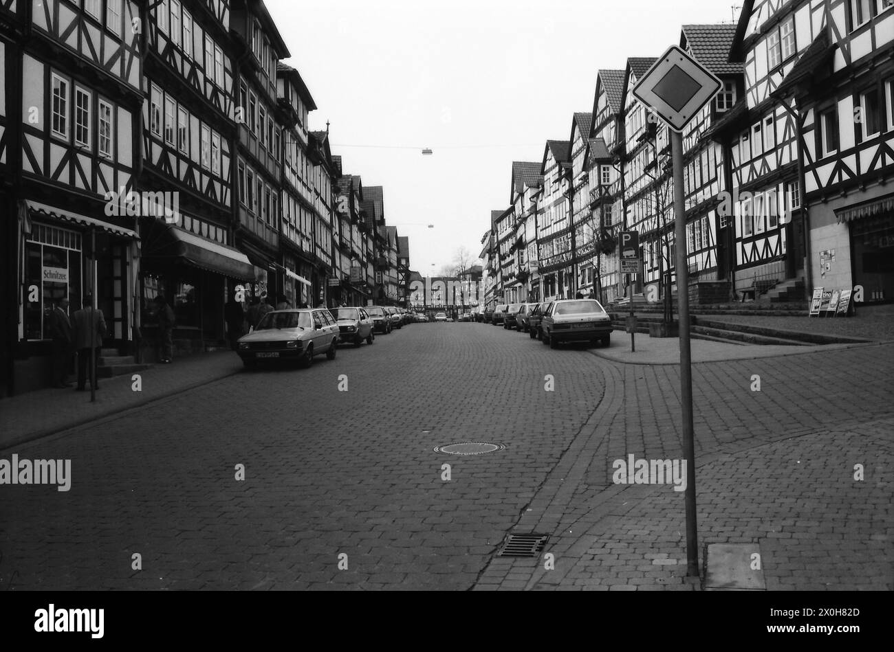 Fachwerkhäuser in Bad Sooden Allendorf [automatisierte Übersetzung] Stockfoto