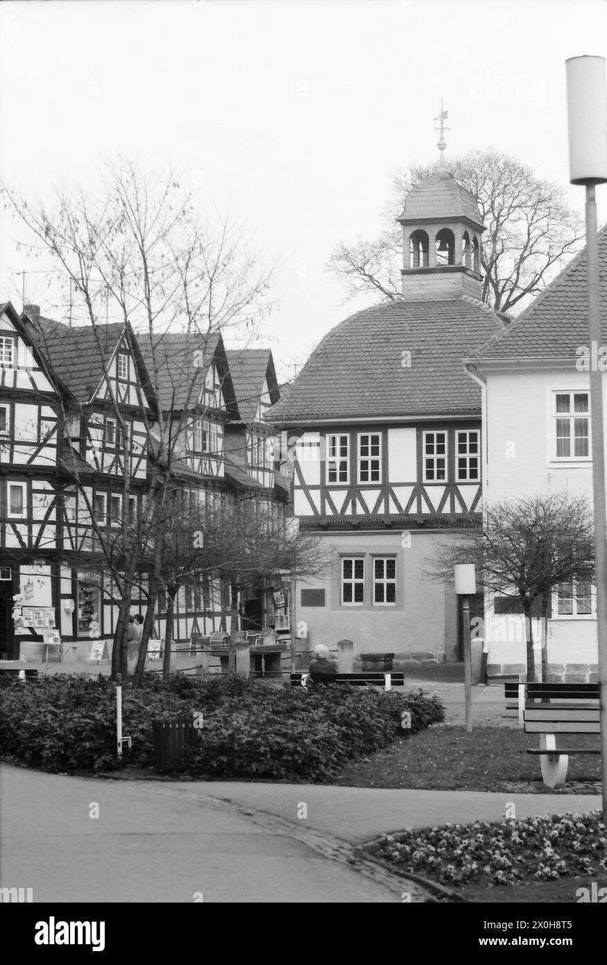 Fachwerkhäuser in Bad Sooden Allendorf [automatisierte Übersetzung] Stockfoto