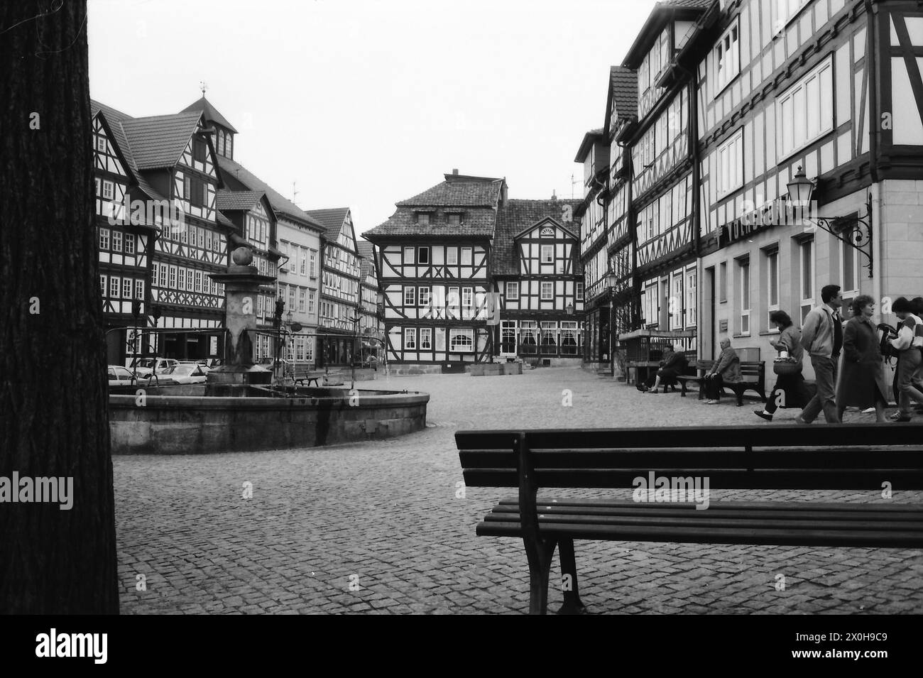 Die Marketplace-Site [automatisierte Übersetzung] Stockfoto