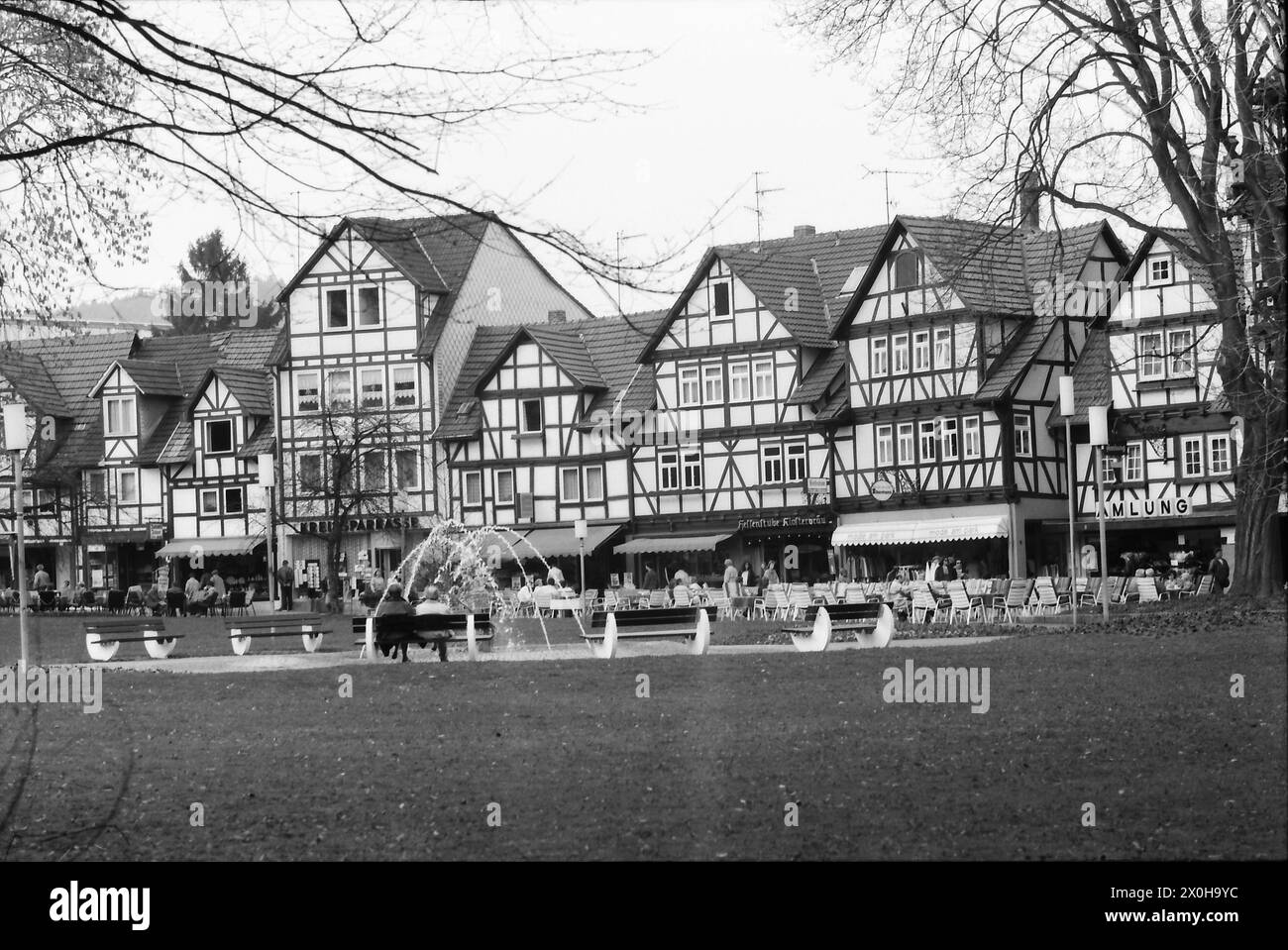 Fachwerkhäuser in Bad Sooden Allendorf [automatisierte Übersetzung] Stockfoto