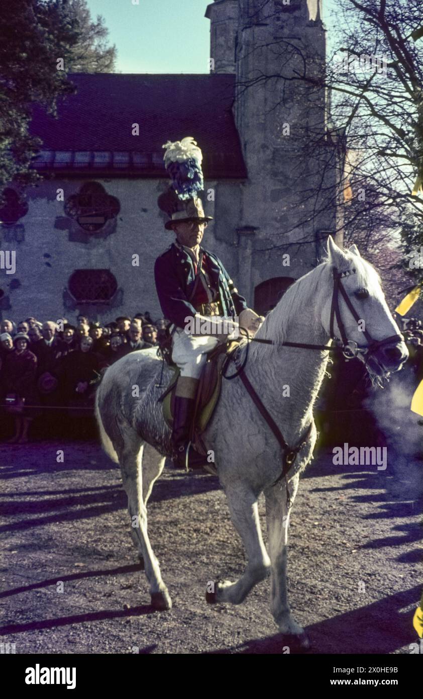 Teilnehmer des Tölz Leonhardi Ride [automatisierte Übersetzung] Stockfoto