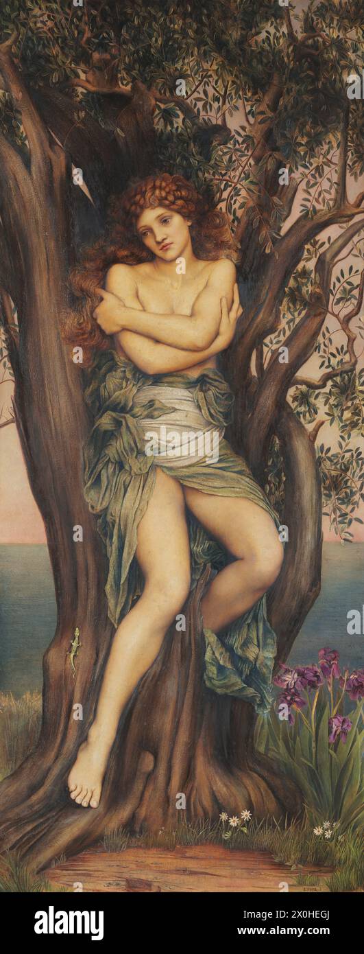 Dryad, 1884-1885 Evelyn De Morgan - Stockfoto