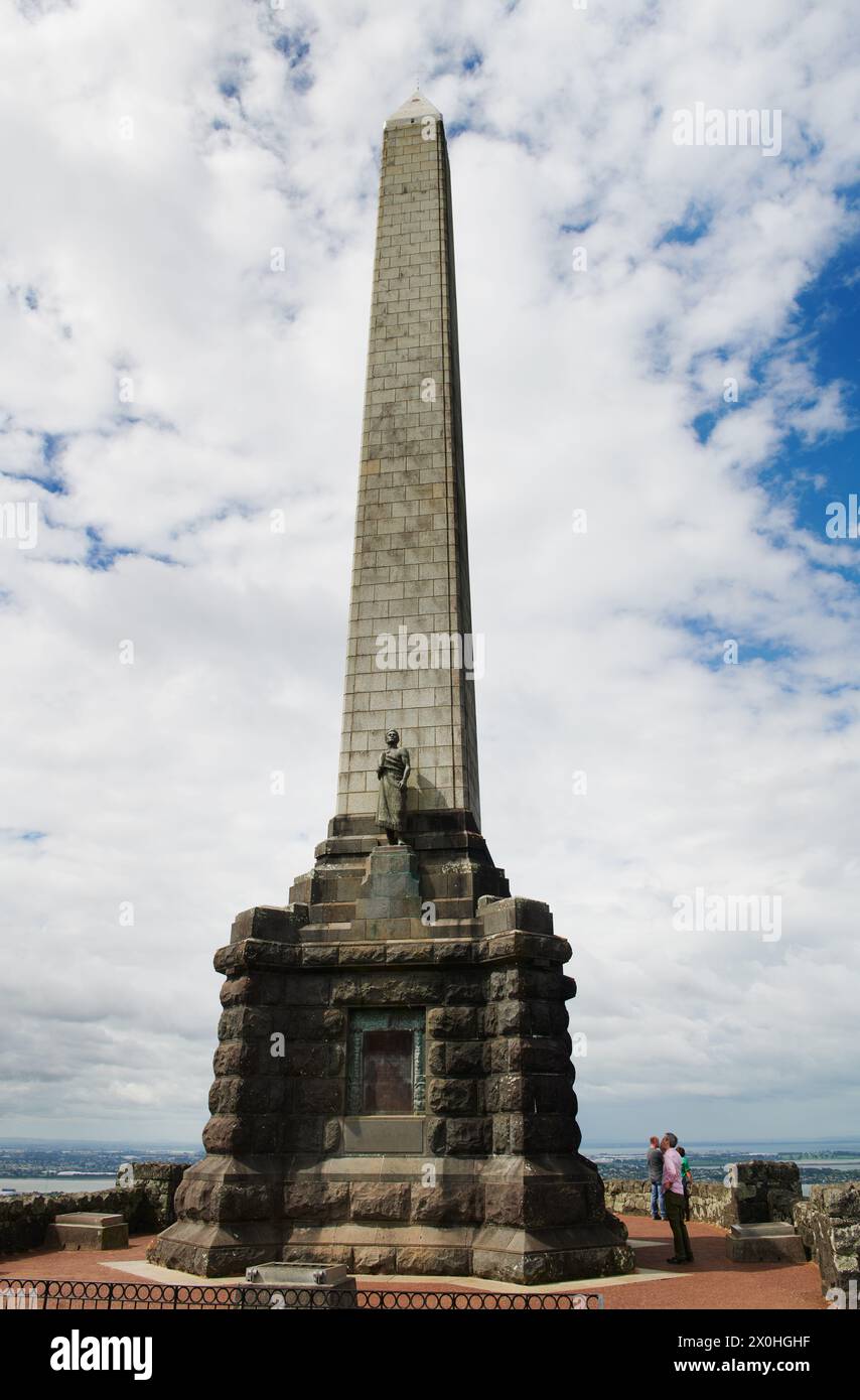 Sir John Logan Campbell Denkmal auf einem Tree Hill in Auckland Neuseeland Stockfoto