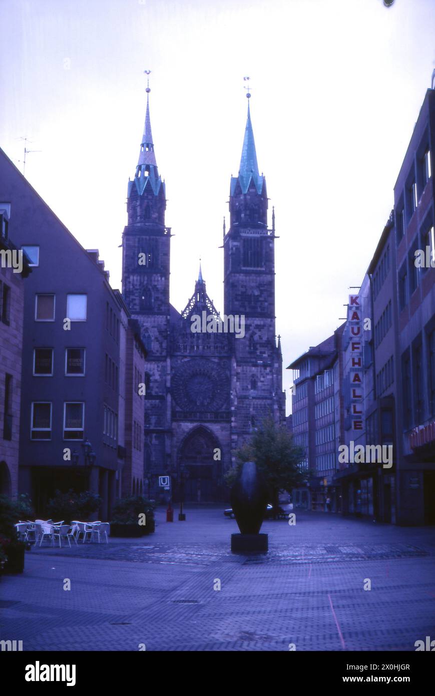 Kirchenstadt Nürnberg [automatisierte Übersetzung] Stockfoto