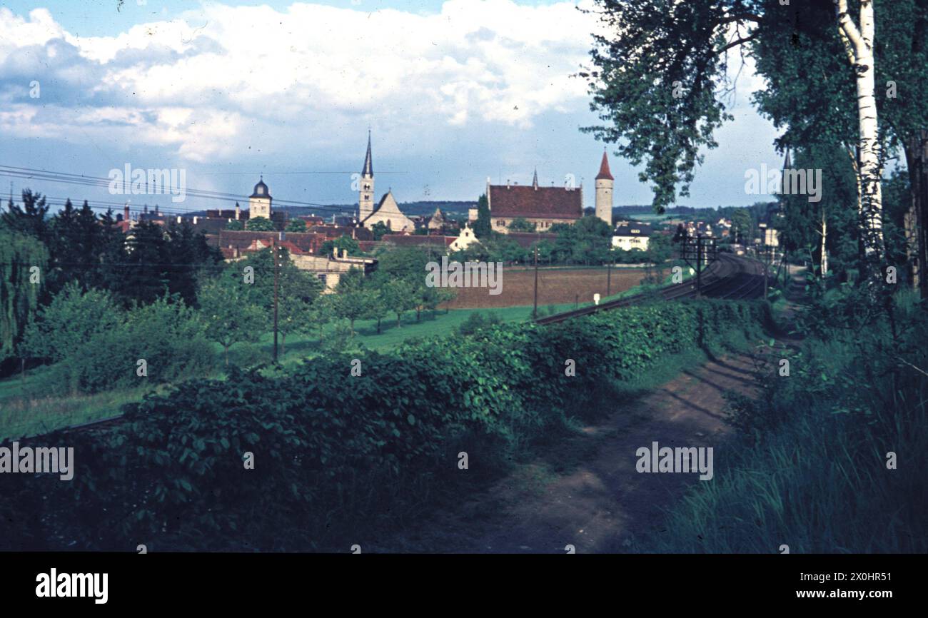 Ansicht aus dem Eselsweg Stockfoto