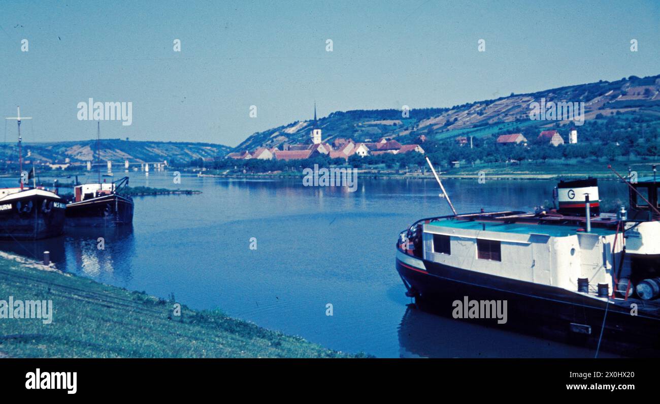 Im Hintergrund Kleinochsenfurt [automatisierte Übersetzung] Stockfoto