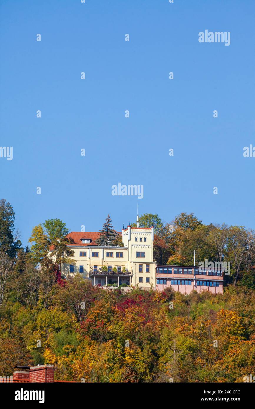 Berghotel Wilhelmshöhe, Bad Kösen, Naumburg, Sachsen-Anhalt, Deutschland, Europa Stockfoto