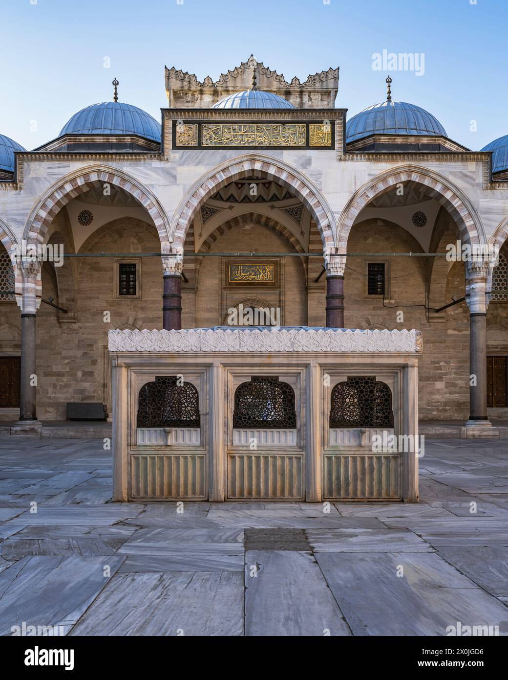 Suleymaniye Moschee, Suleymaniye Camii, Istanbul, Türkei, Europa Stockfoto