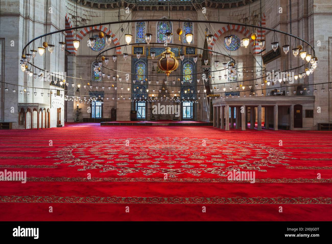 Suleymaniye Moschee, Suleymaniye Camii, Istanbul, Türkei, Europa Stockfoto