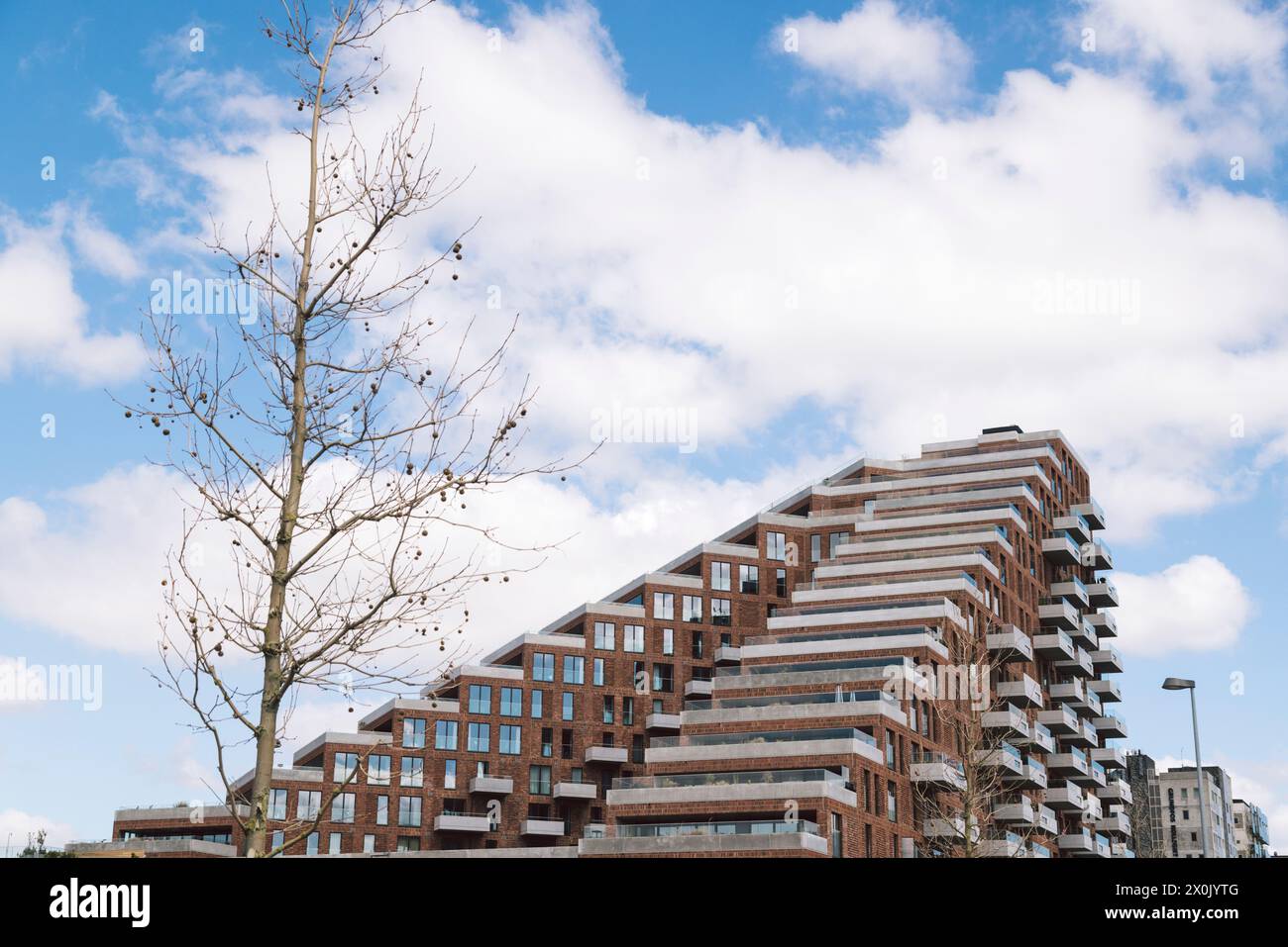 Aarhus, Dänemark, New Harbour District mit moderner Architektur Stockfoto
