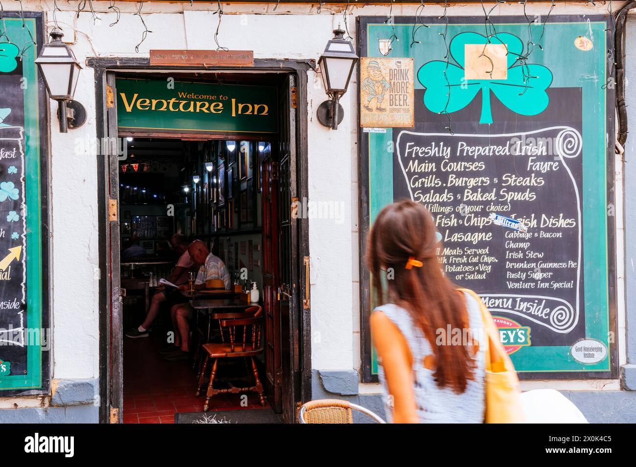 Venture inn Pub. Gibraltar, British Overseas Territory, Vereinigtes Königreich, Europa Stockfoto