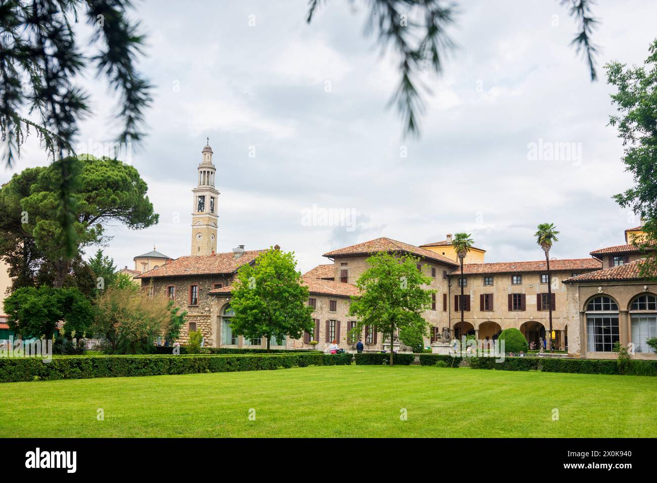 Seriate, Villa Ambiveri, Kirche Chiesa del Santissimo Redentore in Bergamo, Lombardia/Lombardei, Italien Stockfoto