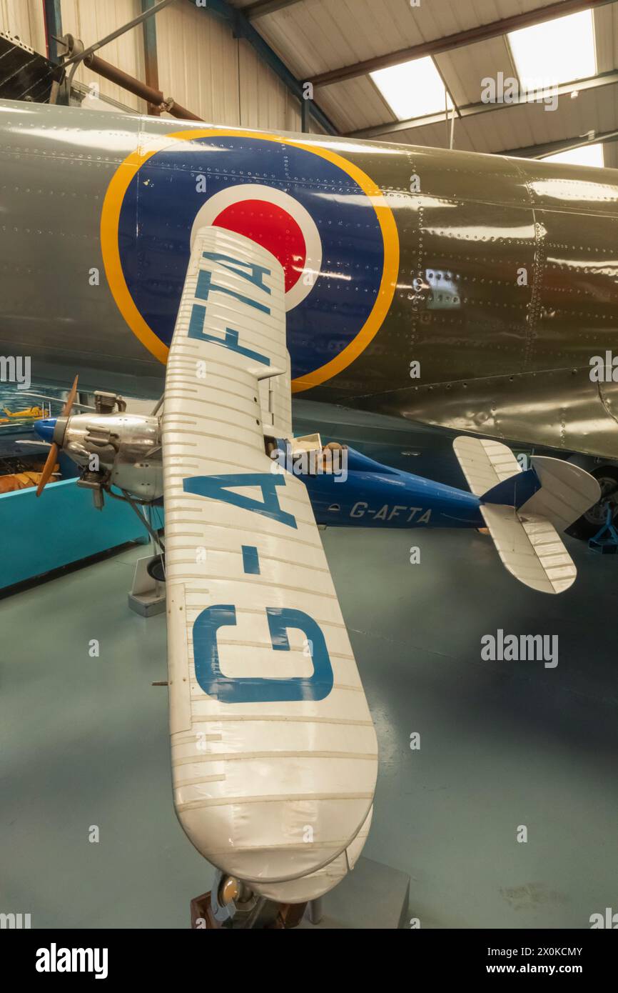 England, West Sussex, Chichester, Tangmere Military Aviation Museum, Ausstellung von Vintage Flugzeugen Stockfoto