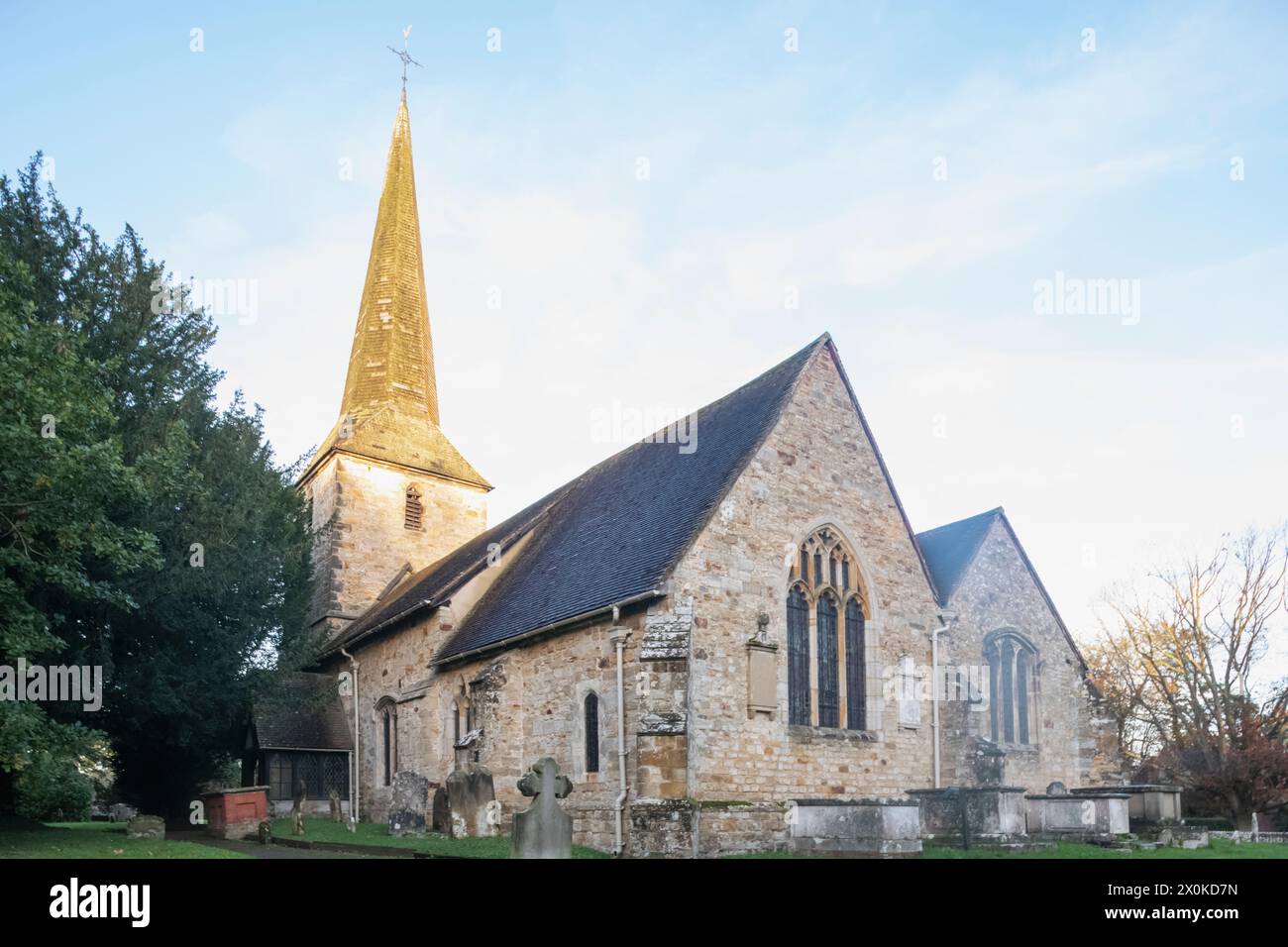 England, Kent, Edenbridge, Hever, St. Peter's Church Stockfoto