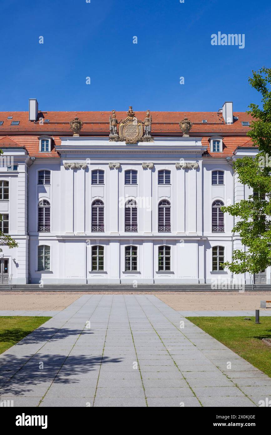 Hauptgebäude der Ernst-Moritz-Arndt-Universität, Hansestadt Greifswald, Mecklenburg-Vorpommern, Deutschland, Europa Stockfoto