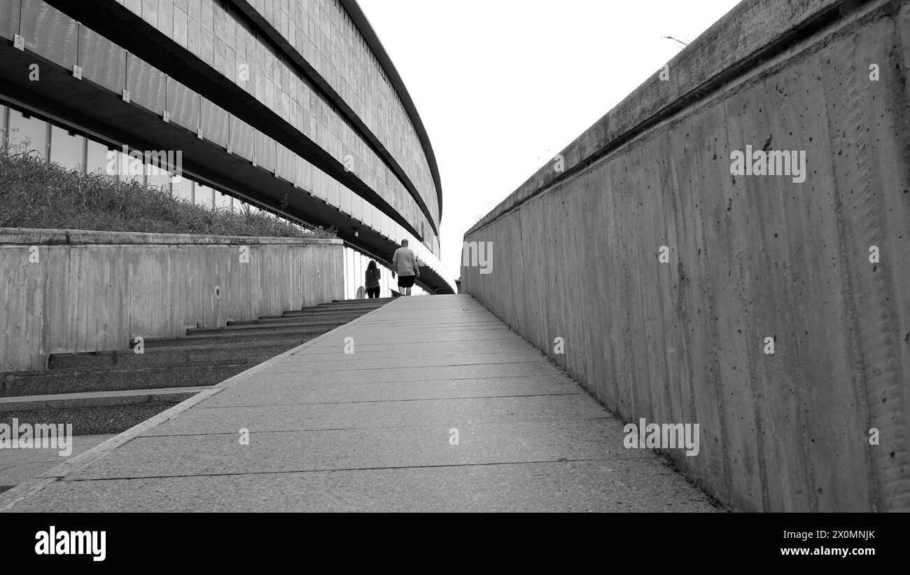 Turin, Italien - 20. juni 2021: Außenansicht des Automobilmuseums Stockfoto