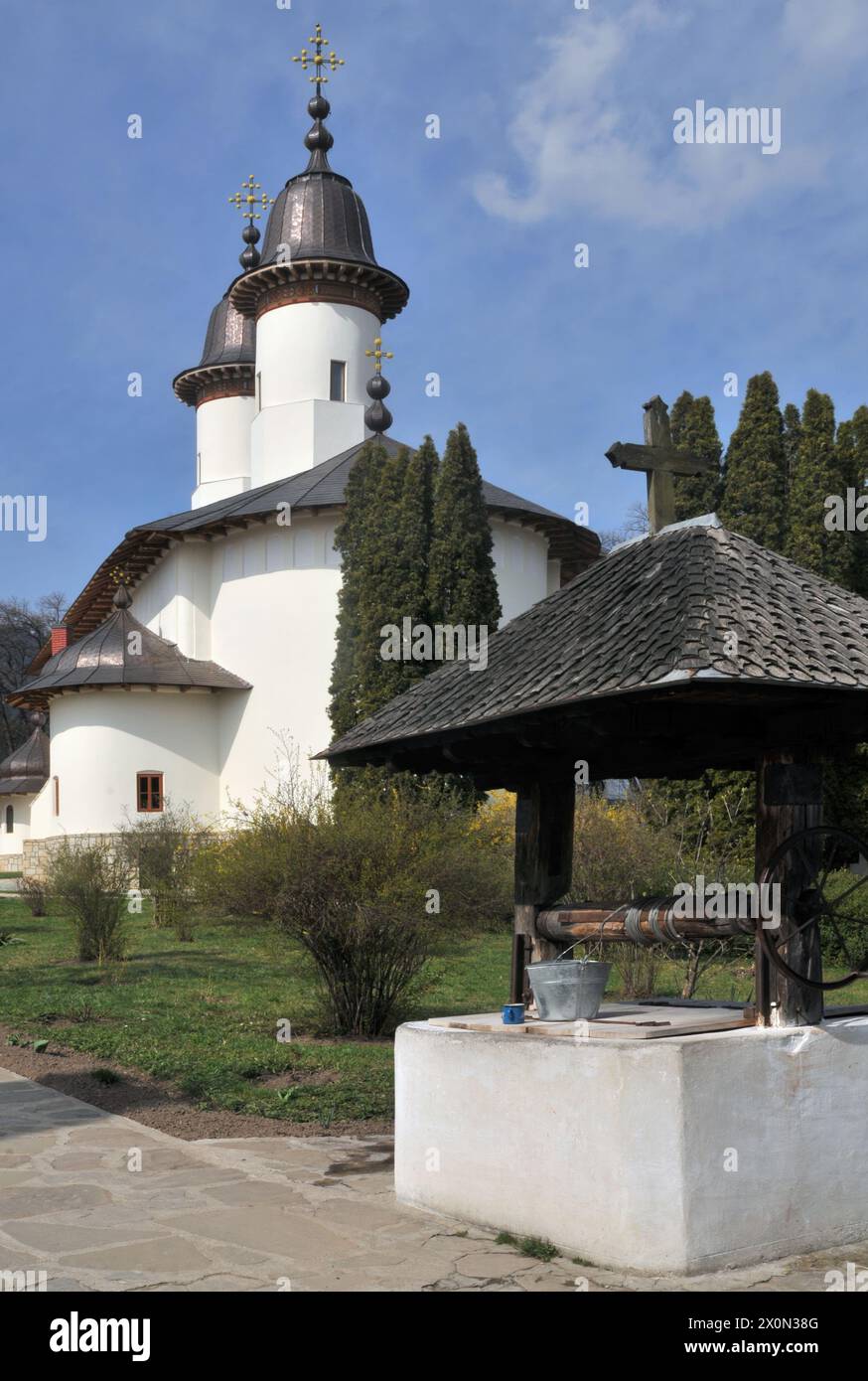 Kloster Varatec, Kreis Neamt, Rumänien Stockfoto