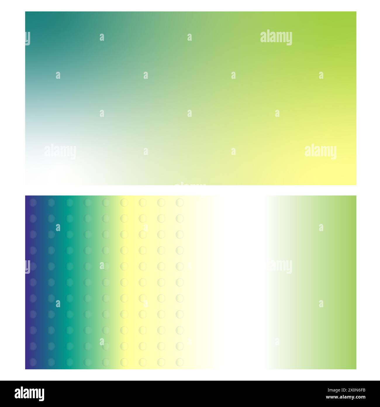Designvorlage für Visitenkarten Gelb-grünes abstraktes Hintergrundbanner mit Farbverlauf. Stock Vektor