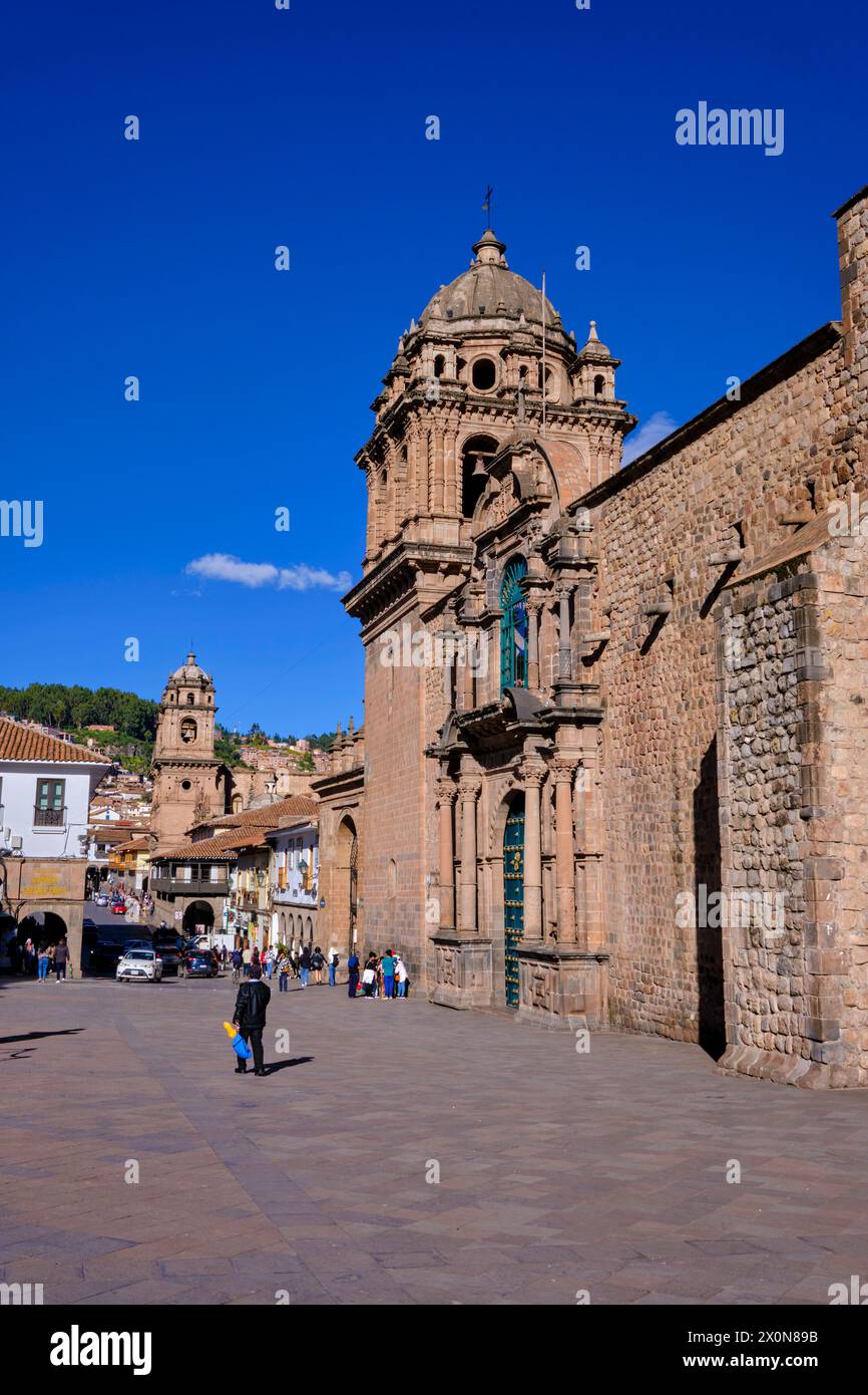 Peru, Provinz Cuzco, Cuzco, gelistet als UNESCO-Weltkulturerbe, Menor Merced Basilica Stockfoto