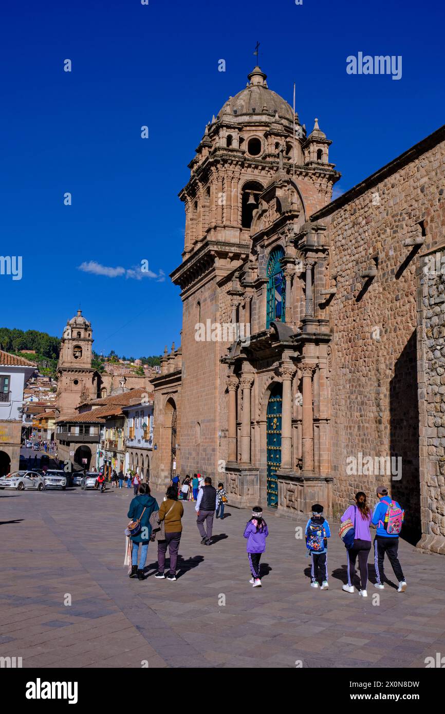 Peru, Provinz Cuzco, Cuzco, gelistet als UNESCO-Weltkulturerbe, Menor Merced Basilica Stockfoto