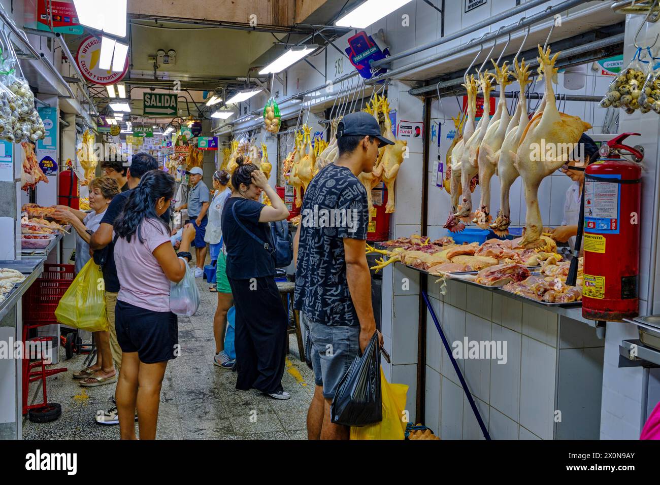 Peru, Lima, zentraler Markt Stockfoto