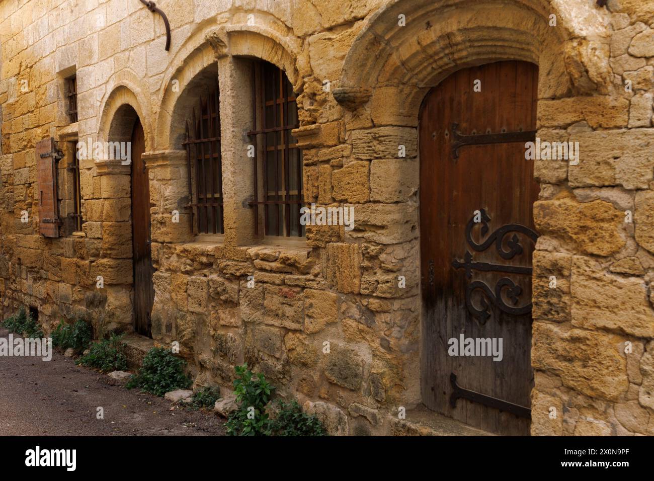 Architektur in Ansouis, Luberon, Vaucluse, Provence, Frankreich Stockfoto