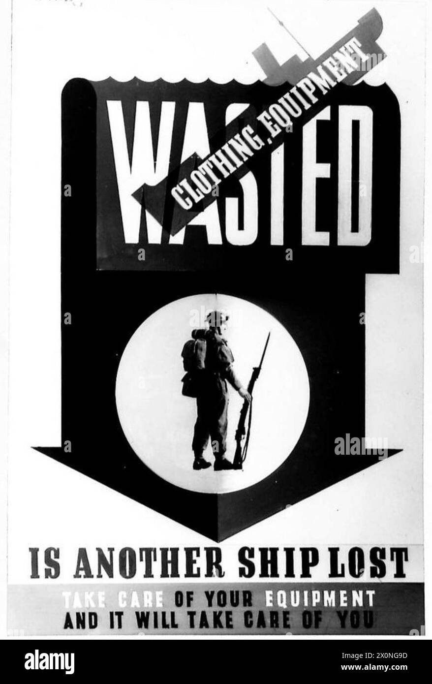 Poster von Sergeant Games, das Aufzeichnungen der britischen Armee dokumentiert. Fotografisches negativ, britische Armee. Stockfoto