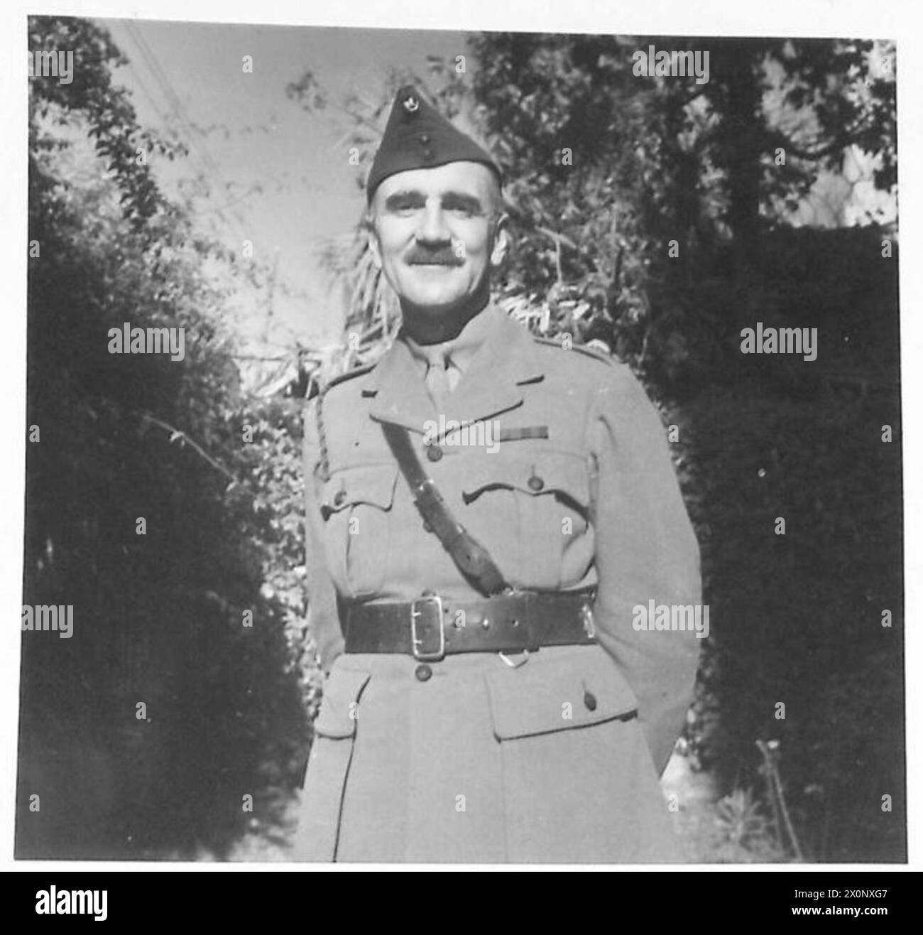 Porträt von Victor Buller Turner, ausgezeichnet mit dem Victoria Cross für Aktionen in der Western Desert am 27. Oktober 1942. Stockfoto