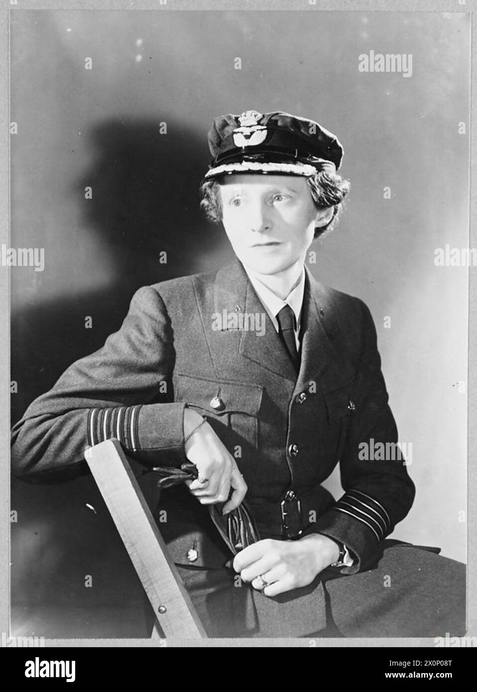 Group Officer B.C. Beecroft wurde zum Inspektor der W.A.F. ernannt und folgte Lady R.M.E. Welsh 1943 als Director of the Service. Stockfoto