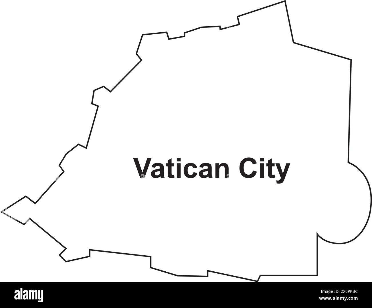 Vatikan Karte Vektor Illustration Design Stock Vektor