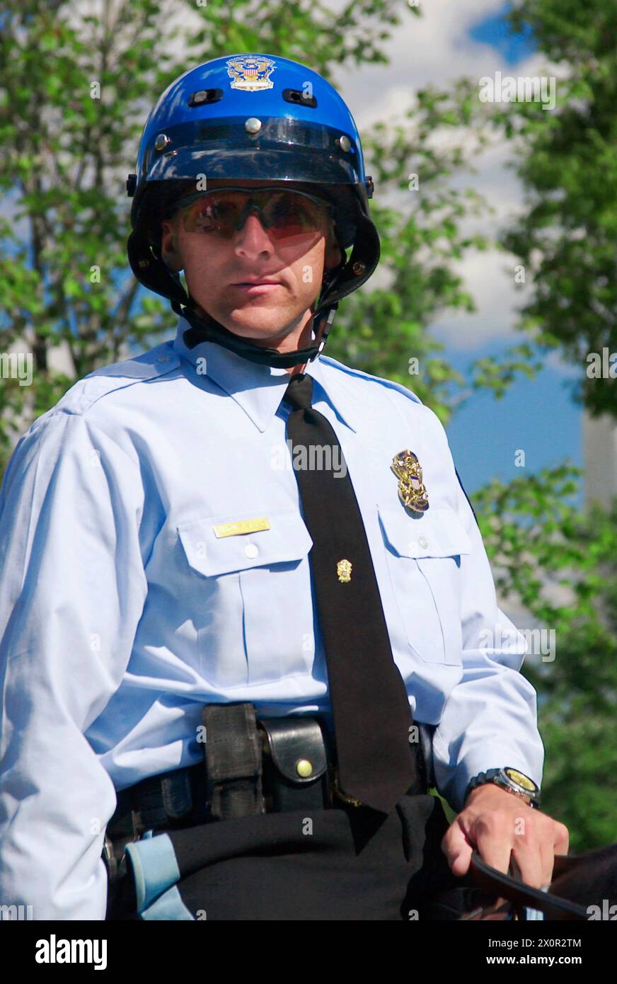 Polizist in Washington DC USA Stockfoto