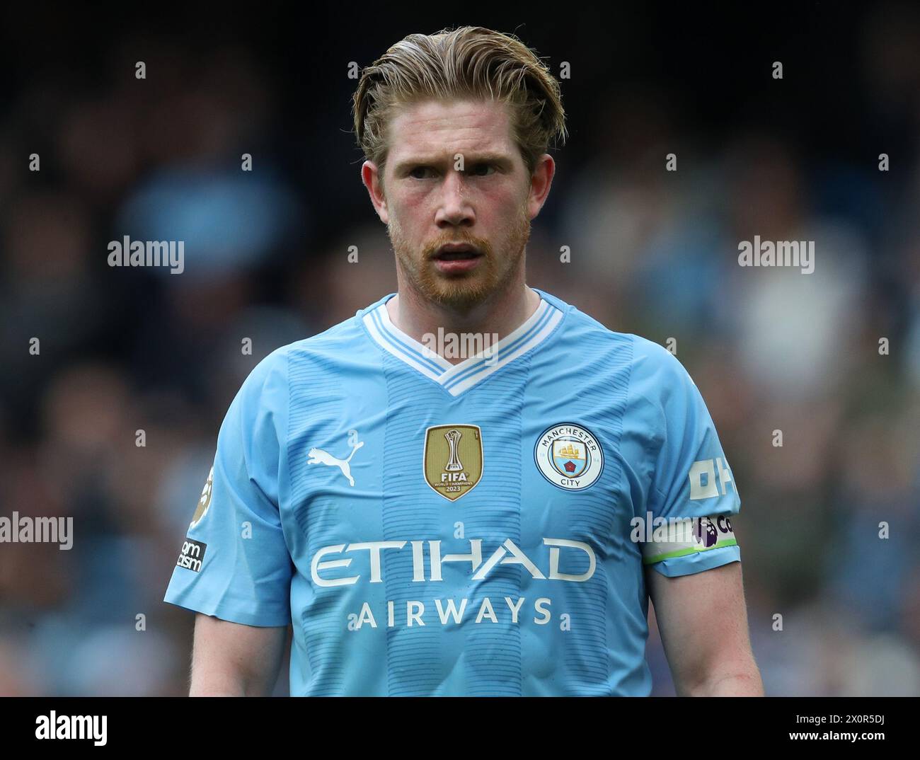 Etihad Stadium, Manchester, Großbritannien. April 2024. Premier League Football, Manchester City gegen Luton Town; Kevin de Bruyne von Manchester City Credit: Action Plus Sports/Alamy Live News Stockfoto