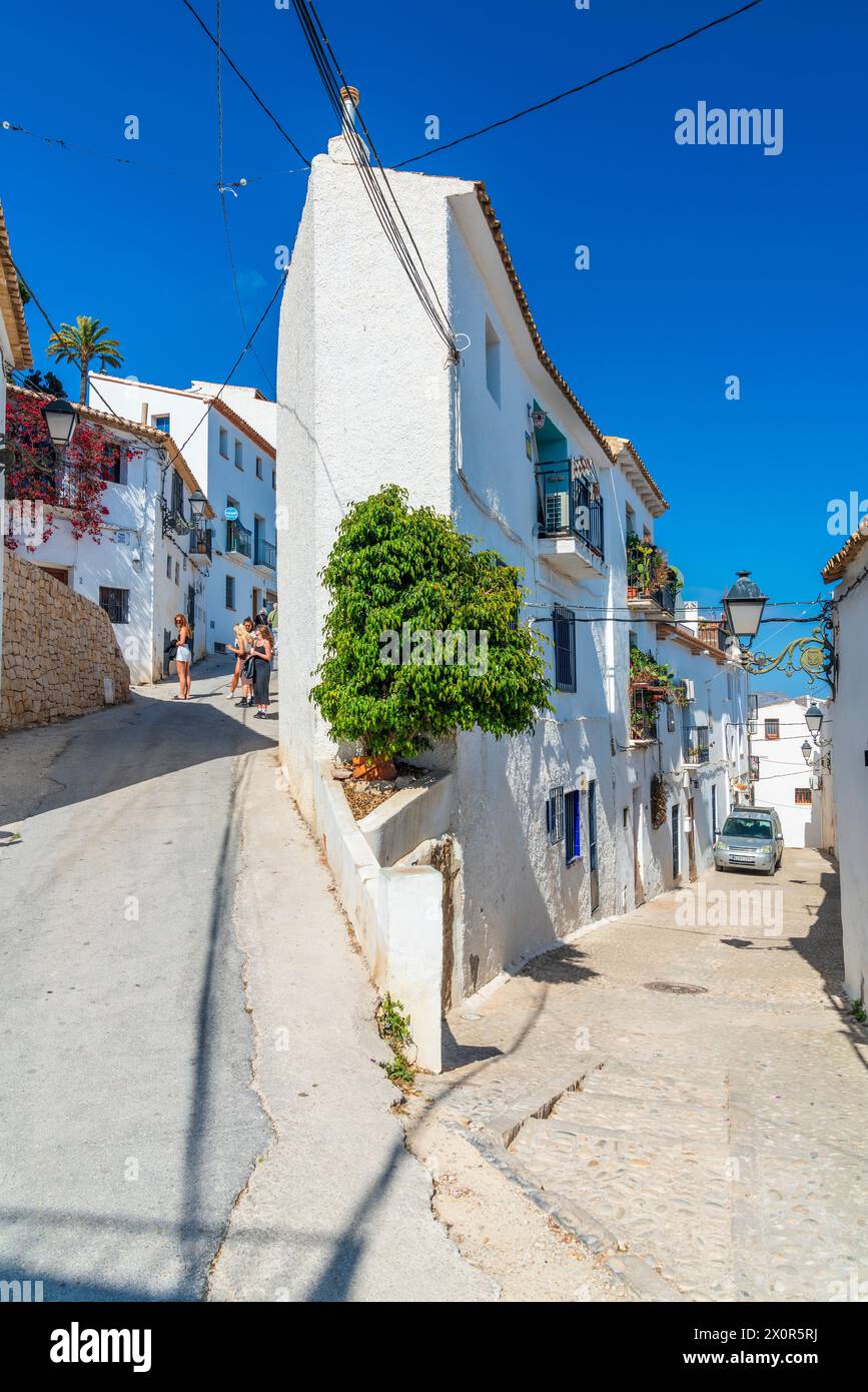 Altstadt Altea, Comunidad Valenciana, Alicante Viertel, Costa Blanca, Spanien Stockfoto