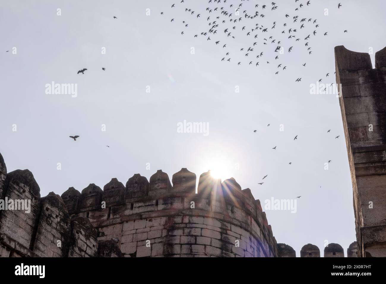 Historisches Mehrangarh Fort in Jodhpur, Rajasthan Stockfoto