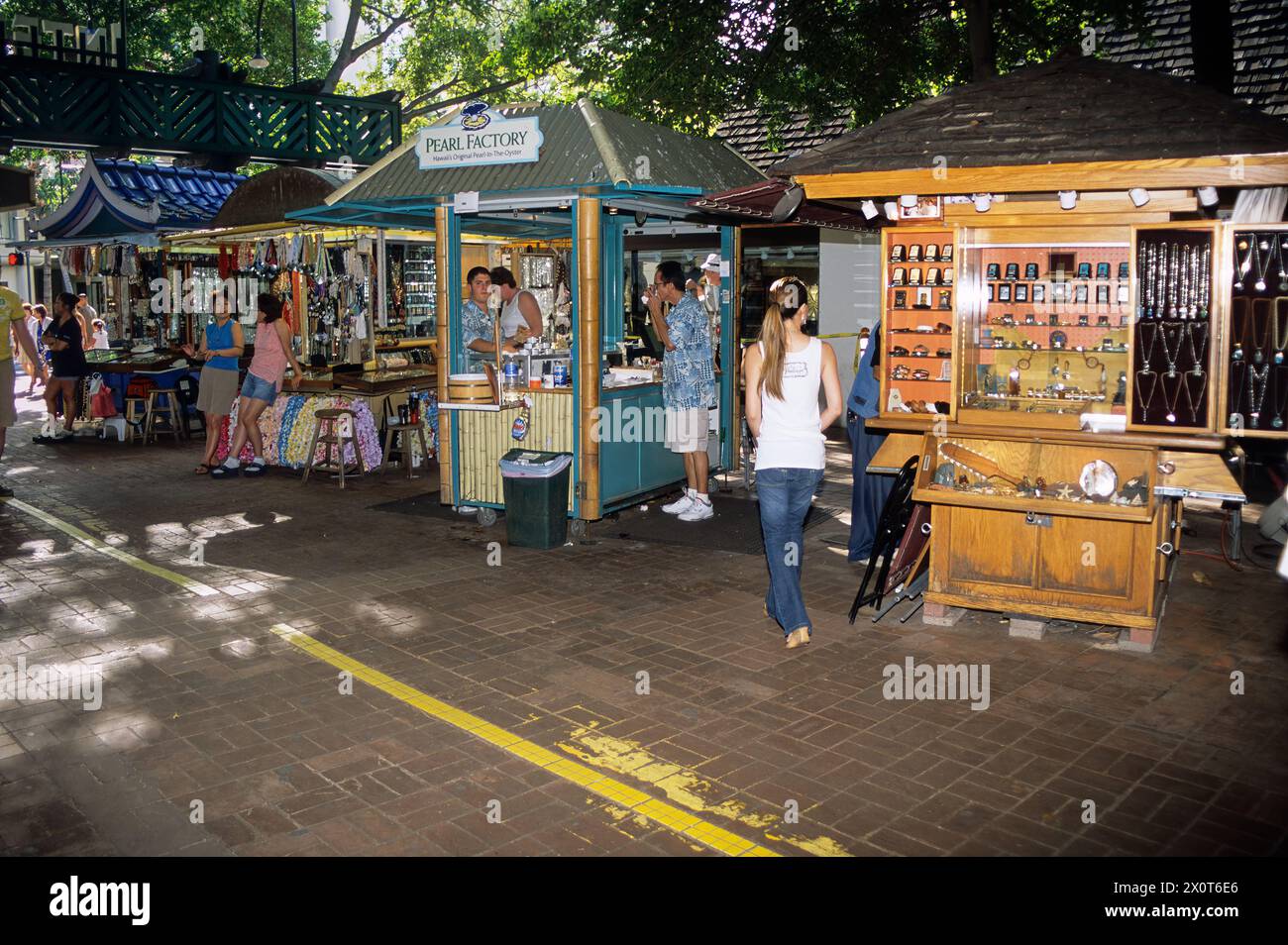 Oahu, Hawaii, USA - International Market Place, Waikiki, Honolulu Stockfoto