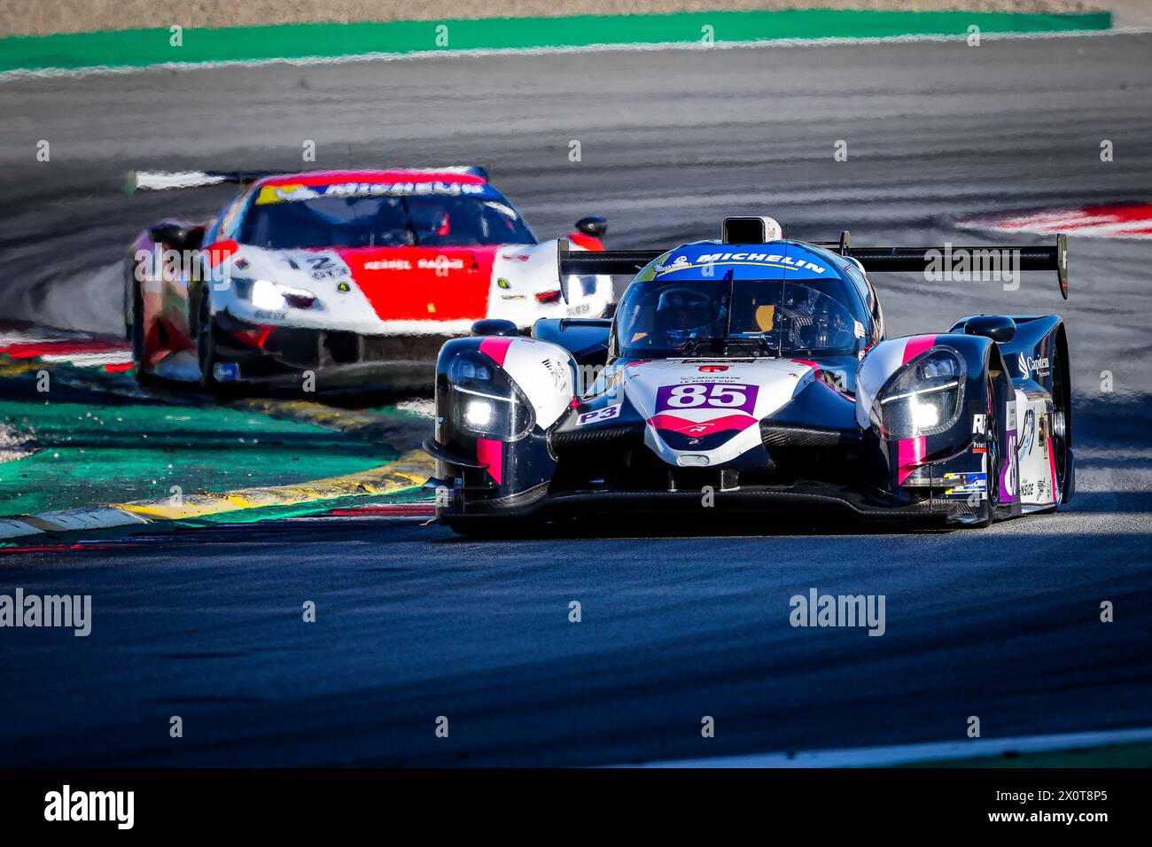 Montmelo, Espagne. April 2024. 85 DAVID Hadrien (fra), R-Ace GP, Duqueine M30 - D08 - Nissan, Aktion während der 1. Runde des Michelin Le Mans Cup 2024 auf dem Circuit de Barcelona-Catalunya vom 12. Bis 14. April 2024 in Montmelo, Spanien - Foto Paulo Maria/DPPI Credit: DPPI Media/Alamy Live News Stockfoto