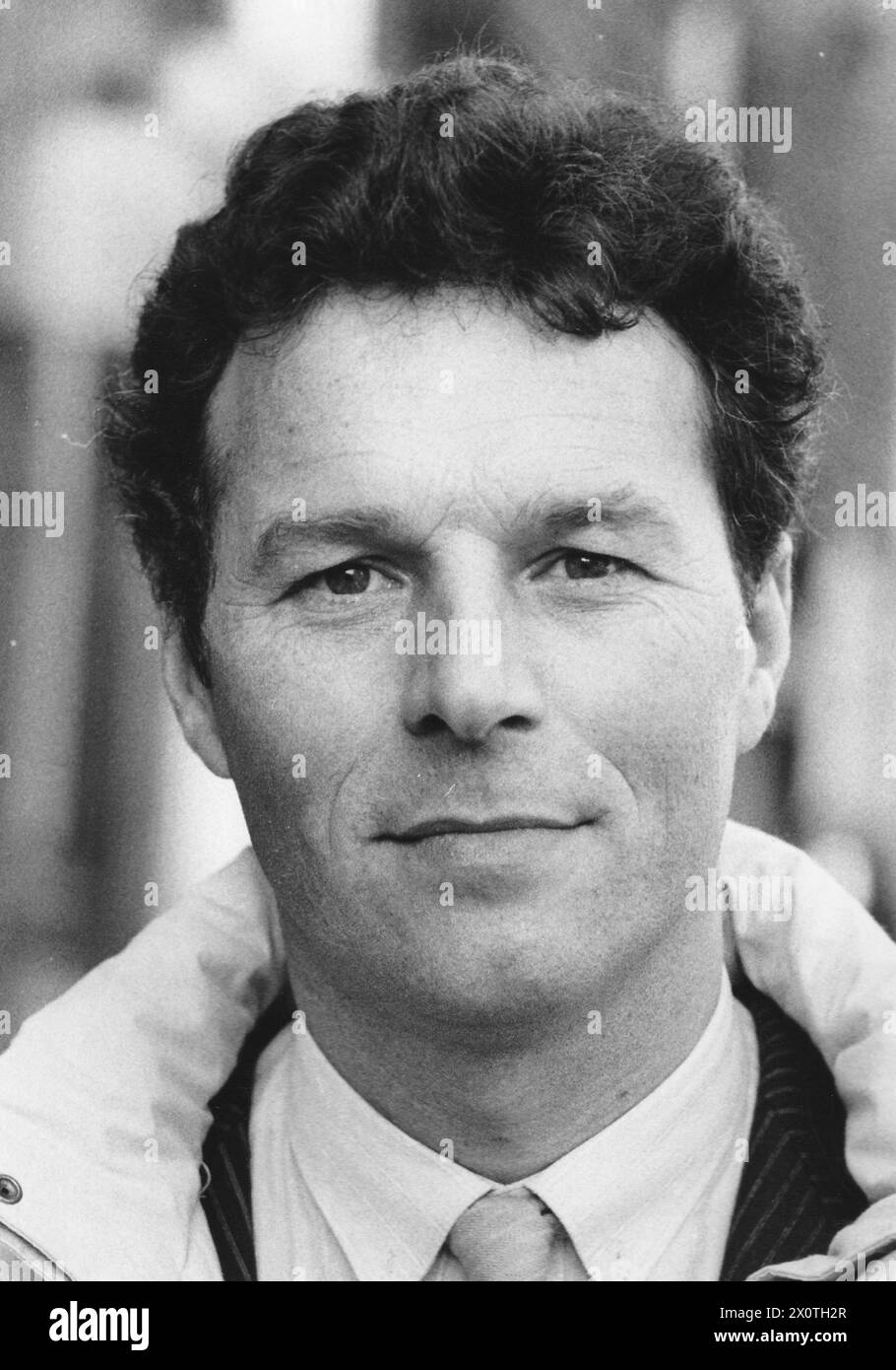 IAN MORGAN, LEITER DES MEDINA BOROUGH COUNCIL AUF DER ISLE OF WIGHT. BILD MIKE WALKER 1988 Stockfoto