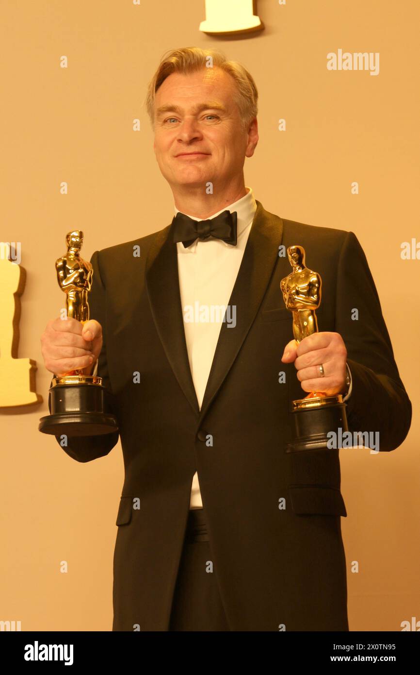 96th Academy Awards Erscheinen im Dolby Theater am 10. März 2024 in Los Angeles, KALIFORNIEN mit: Christopher Nolan Where: Los Angeles, Kalifornien, Vereinigte Staaten Wann: 11. März 2024 Credit: Nicky Nelson/WENN Stockfoto