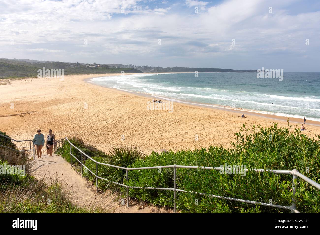 Short Point Beach von Recreation Reserve, Merimbula, New South Wales, Australien Stockfoto