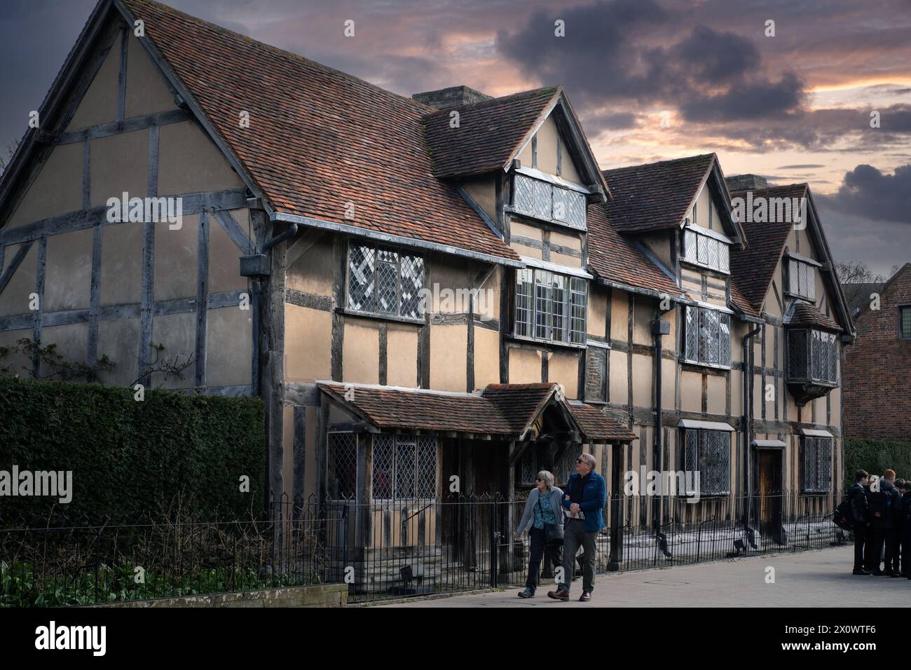 Geburtsort und Heimat von William Shakespeare, geboren am 23. April 1564 Stockfoto
