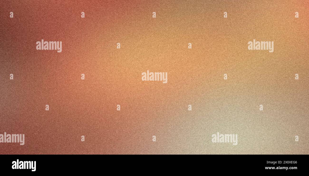 Dunkler, weicher, braun-oranger Hintergrund, raue Textur, körniges Rauschen. Stockfoto
