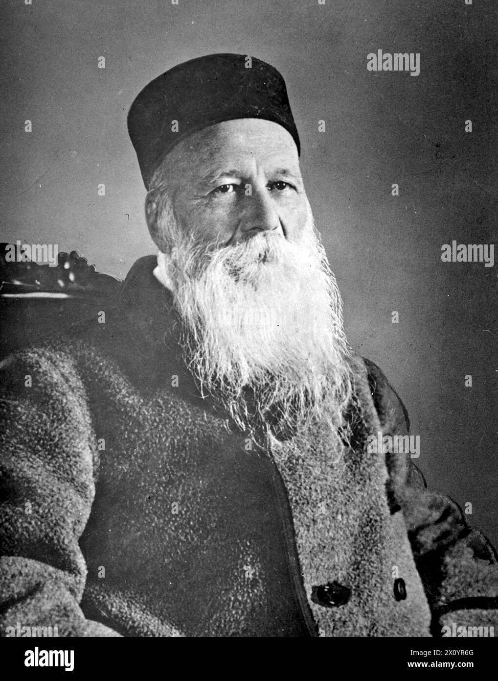 Henry Dunant (1828–1910), Henri Dunant, Schweizer Humanist und Mitbegründer der Roten Kreuz-Bewegung Stockfoto