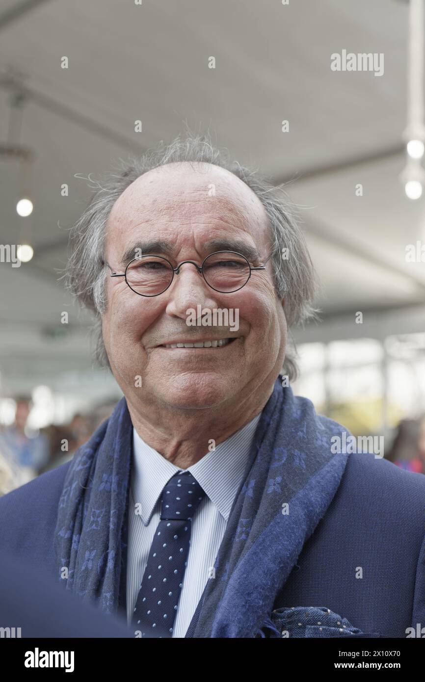 Sete, Frankreich. April 2022. Francois Commeinhes, Bürgermeister von Sete, nimmt an der Escale à Sete Teil, dem ersten maritimen Treffen in Sete, Frankreich Stockfoto