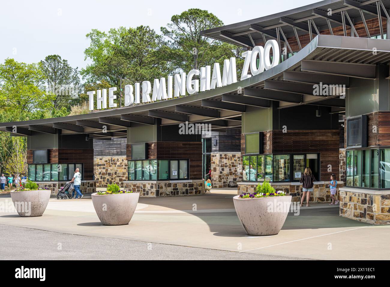 Der Birmingham Zoo in Birmingham, Alabama. (USA) Stockfoto