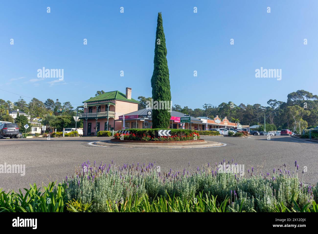Princes Highway, Pambula, New South Wales, Australien Stockfoto