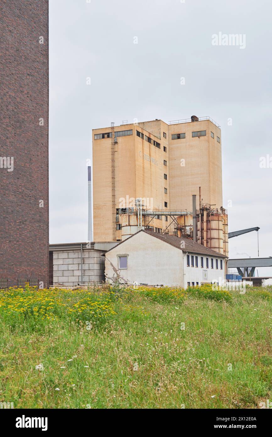 Industriegebäiude in Duisburg Stockfoto