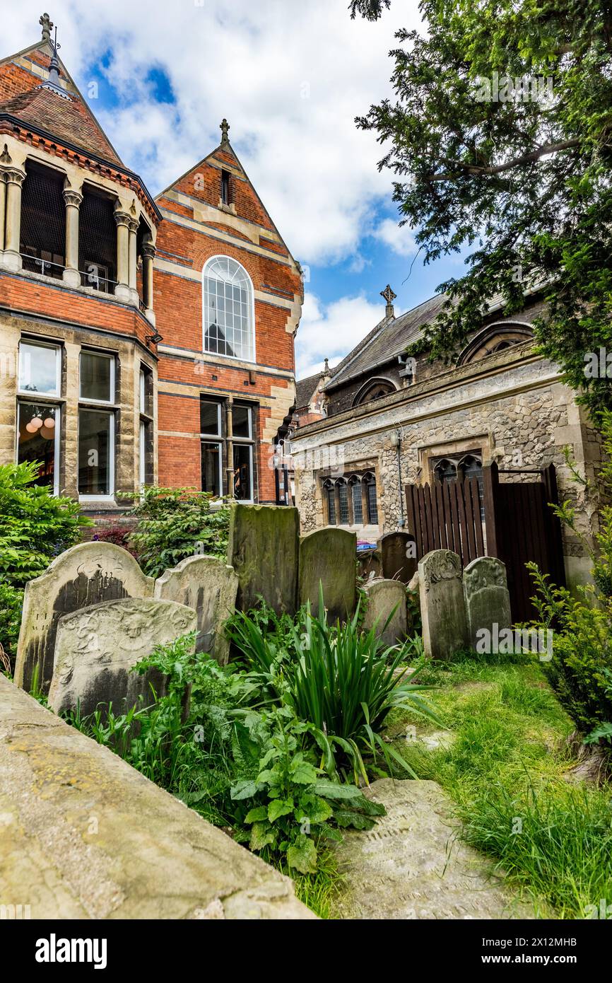 Cambridge, England, Großbritannien, Vereinigtes Königreich, Landschaft Frühlingstag Reise Straße Blick, Erkundung der Stadt zu Fuß Stockfoto