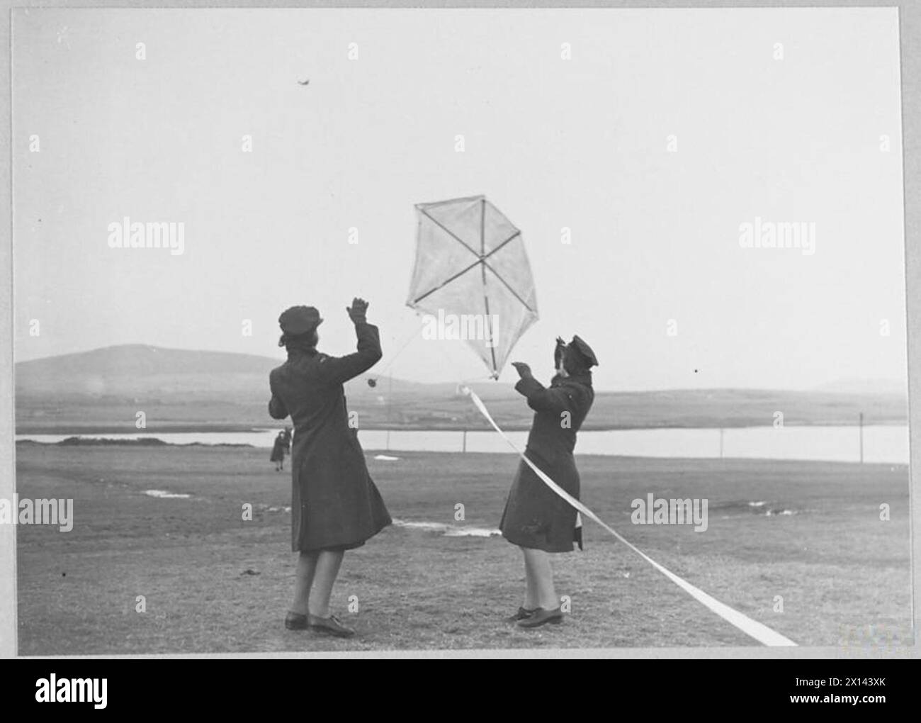 Die Royal Air Force operierte von 1940 bis 1945 in Großbritannien und führte während des Zweiten Weltkriegs Verteidigungs- und Offensive-Missionen durch Stockfoto